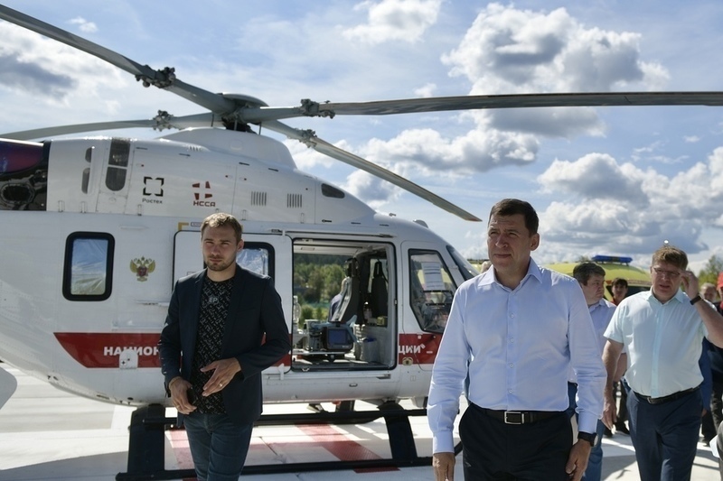 Губернатор Свердловской области открыл в Краснотурьинске базу санитарной авиации