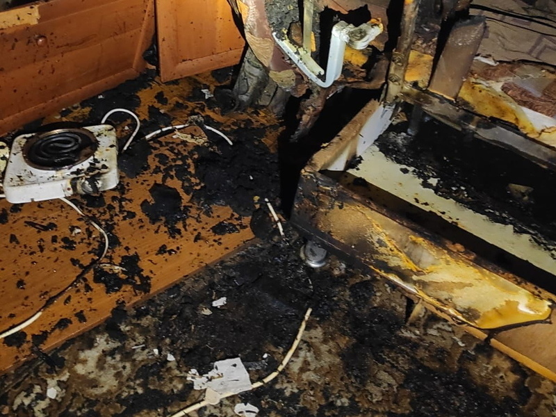 Житель Нижнего Тагила, использовавший электроплитку вместо батарей, устроил пожар 
