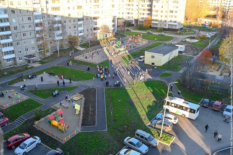 Проекты благоустройства московских дворов в рамках программы «Мой район»