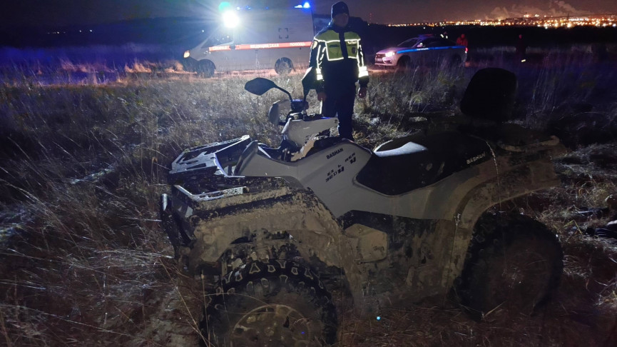 В Нижнем Тагиле при опрокидывании квадроцикла погибла женщина-водитель