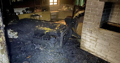 В Черноисточинске при пожаре в жилом доме серьёзно пострадала хозяйка