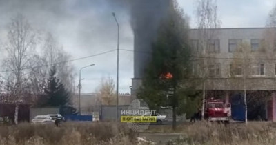 В Нижнем Тагиле произошёл пожар на территории пожарной части 
