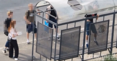 В Нижнем Тагиле подростки-вандалы ломают остановочные комплексы 