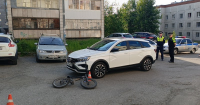 Девятилетний велосипедист пострадал при столкновении с автомобилем в Нижнем Тагиле