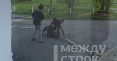 В центре Нижнего Тагила мужчины устроили драку на улице (ВИДЕО) 