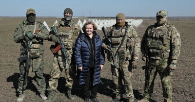 Спикер ЗакСО Людмила Бабушкина и депутаты встретились с бойцами в Запорожье