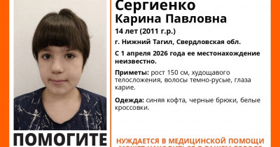 В Нижнем Тагиле пропала 14-летняя Карина Сергиенко