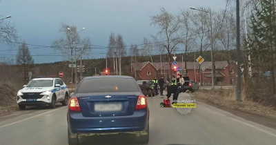 В Нижнем Тагиле юноша на квадроцикле столкнулся с девушкой на иномарке