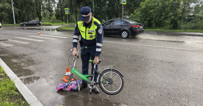 В Нижнем Тагиле сбили ребёнка на велосипеде, который внезапно выехал на дорогу