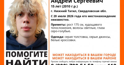 В Нижнем Тагиле пропал 15-летний Андрей Дзюба 