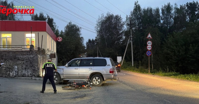 В Черноисточинске малолетний питбайкер пострадал в ДТП