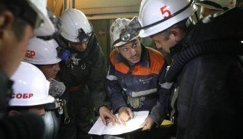 Поиски четырёх пропавших шахтёров на руднике «Мир» прекратили 