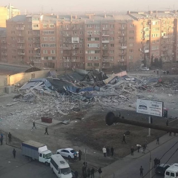 Во Владикавказе произошёл взрыв в супермаркете (ВИДЕО)