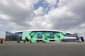 Новый ледовый дворец спорта в Кемерово полностью построен из металла предприятий ЕВРАЗа