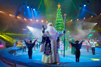 10-метровая ёлка, Дед Мороз и Снеговик создают новогоднее волшебство в Нижнетагильском цирке