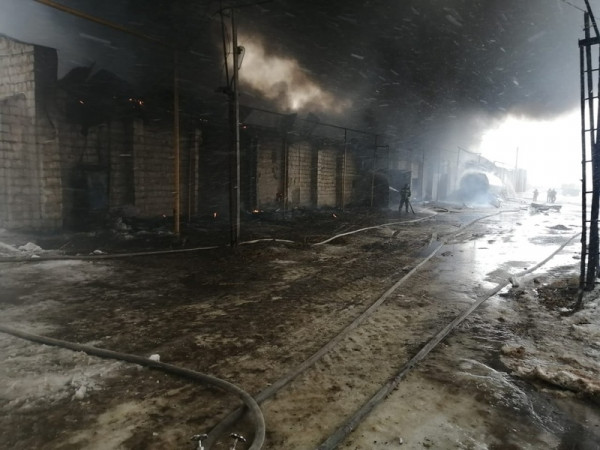 На Невьянском хлебозаводе произошёл серьёзный пожар