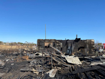 В Свердловской области при пожаре погиб мужчина и двое детей