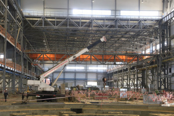 Линия механической обработки колёс нового завода ЕВРАЗа в «Титановой долине»  готова на 70 процентов 