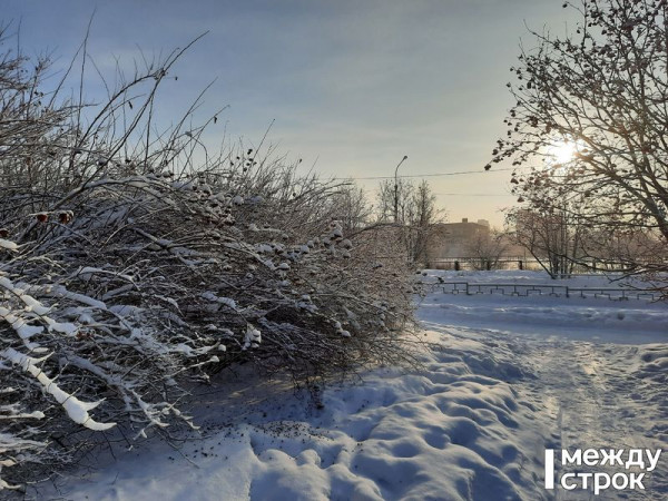 Морозы до –34 градусов ожидаются в понедельник в Нижнем Тагиле