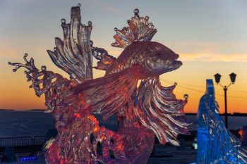 Художники из Нижнего Тагила победили в конкурсе ледовых скульптур на международном фестивале в Карелии