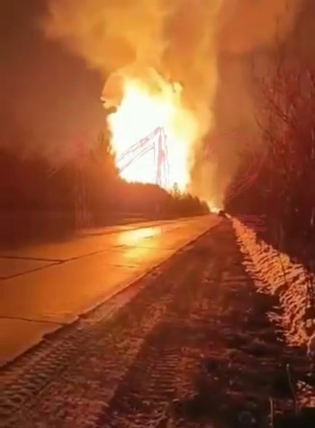 В Свердловской области из-за разгерметизации трубы произошёл взрыв газопровода