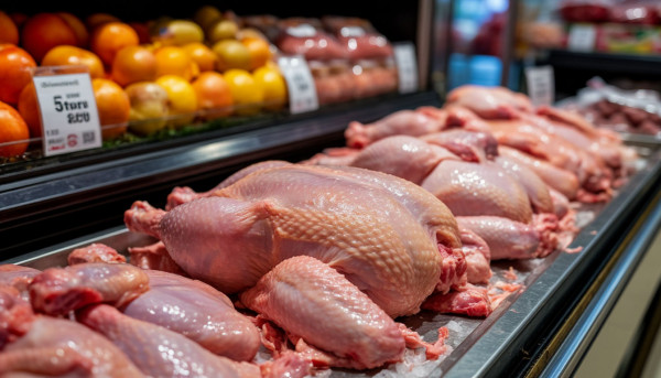 В России выросли оптовые цены на мясо курицы на 18%