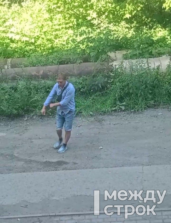 Жителей Тагилстроя возмутило неадекватное поведение мужчины