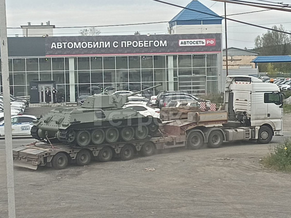 «Не битый, не крашеный, без пробега по России». В Нижнем Тагиле заметили редкий экземпляр легендарного Т-34