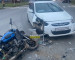 На ГГМ мотоциклист на «Урале» проехал на красный и врезался в Hyundai, после чего сбежал с места ДТП