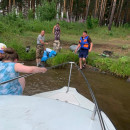 Семейная пара и собака застряли на острове Любви в акватории Тагильского пруда. Спасать «Адама» и «Еву» пришлось водолазам  