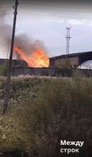 На территории ИК-13 Нижнего Тагила вспыхнул пожар (ВИДЕО)