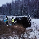 На трассе под Нижним Тагилом перевернулся пассажирский микроавтобус. Один человек погиб, восемь пострадали На трассе под Нижним Тагилом перевернулся пассажирский микроавтобус. Один человек погиб, восемь пострадали