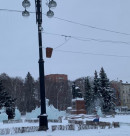 В Нижнем Тагиле из ледового городка на Театральной площади пропала Баба-яга