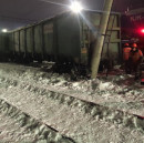 В Екатеринбурге сошёл с рельсов грузовой поезд