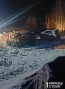 Под Нижним Тагилом перевернулся автобус с детской хоккейной командой