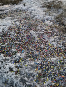 В Нижнем Тагиле на ГГМ возле магазина «Лента» нашли свалку батареек