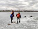 В Нижнем Тагиле водолазы-спасатели провели показательные учения на городском пруду