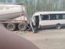 На Серовском тракте в массовом ДТП погиб водитель маршрутного такси