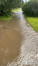 В Нижнем Тагиле после сильного ливня улицы превратились в реки