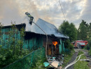 В саду «Черёмушки» под Нижним Тагилом из-за кипятильника сгорел дом