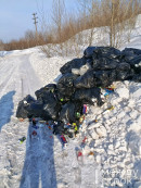 В Нижнем Тагиле водитель ресторана «Огни востока» выбросил отходы заведения прямо на дорогу В Нижнем Тагиле водитель ресторана «Огни востока» выбросил отходы заведения прямо на дорогу